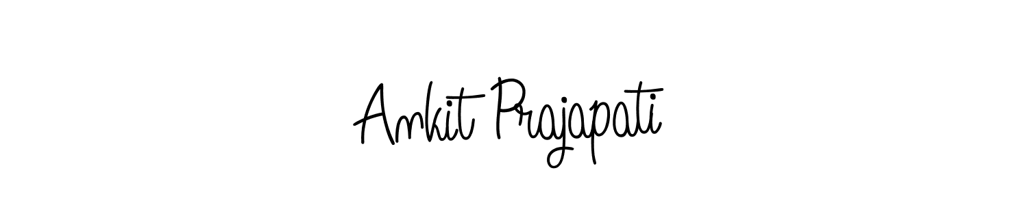 Make a beautiful signature design for name Ankit Prajapati. With this signature (Angelique-Rose-font-FFP) style, you can create a handwritten signature for free. Ankit Prajapati signature style 5 images and pictures png