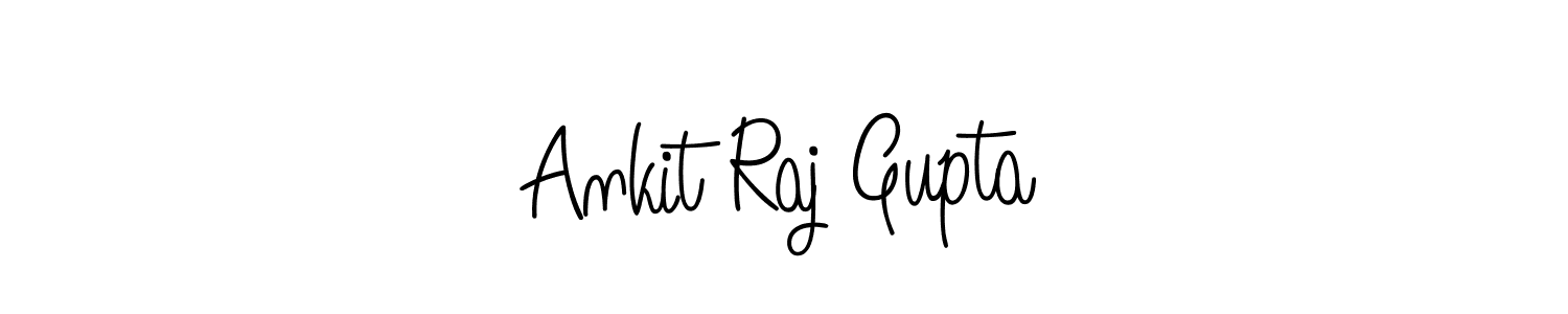 The best way (Angelique-Rose-font-FFP) to make a short signature is to pick only two or three words in your name. The name Ankit Raj Gupta include a total of six letters. For converting this name. Ankit Raj Gupta signature style 5 images and pictures png