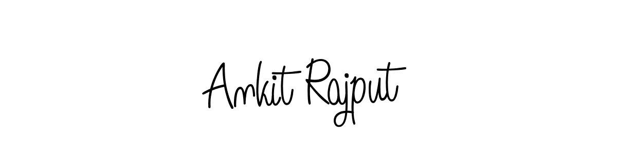 You should practise on your own different ways (Angelique-Rose-font-FFP) to write your name (Ankit Rajput) in signature. don't let someone else do it for you. Ankit Rajput signature style 5 images and pictures png