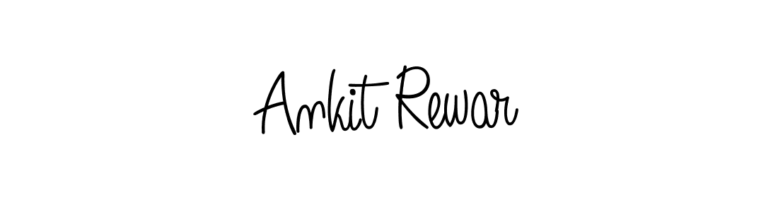 How to make Ankit Rewar name signature. Use Angelique-Rose-font-FFP style for creating short signs online. This is the latest handwritten sign. Ankit Rewar signature style 5 images and pictures png