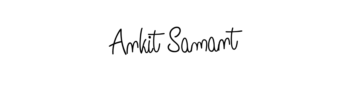 Ankit Samant stylish signature style. Best Handwritten Sign (Angelique-Rose-font-FFP) for my name. Handwritten Signature Collection Ideas for my name Ankit Samant. Ankit Samant signature style 5 images and pictures png