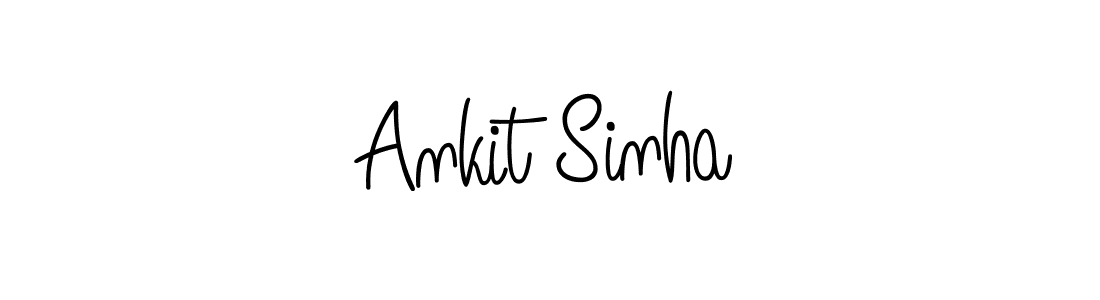 Ankit Sinha stylish signature style. Best Handwritten Sign (Angelique-Rose-font-FFP) for my name. Handwritten Signature Collection Ideas for my name Ankit Sinha. Ankit Sinha signature style 5 images and pictures png