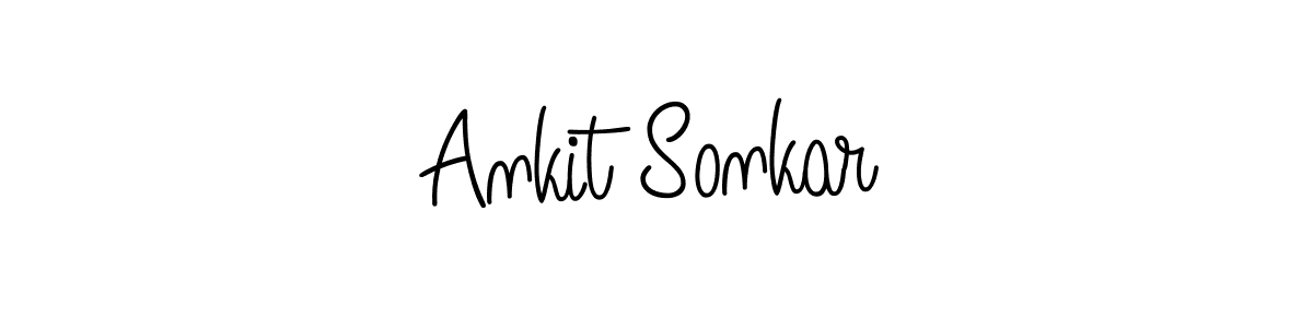 if you are searching for the best signature style for your name Ankit Sonkar. so please give up your signature search. here we have designed multiple signature styles  using Angelique-Rose-font-FFP. Ankit Sonkar signature style 5 images and pictures png