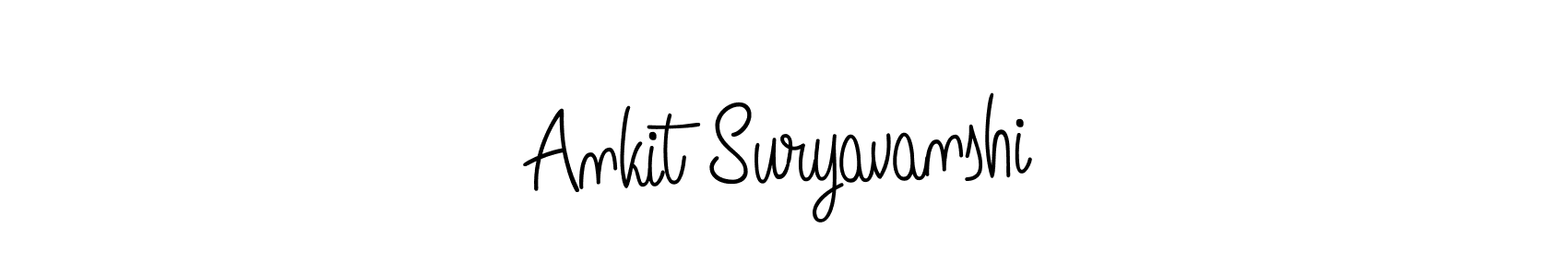 Create a beautiful signature design for name Ankit Suryavanshi. With this signature (Angelique-Rose-font-FFP) fonts, you can make a handwritten signature for free. Ankit Suryavanshi signature style 5 images and pictures png