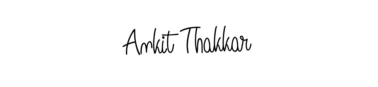 Ankit Thakkar stylish signature style. Best Handwritten Sign (Angelique-Rose-font-FFP) for my name. Handwritten Signature Collection Ideas for my name Ankit Thakkar. Ankit Thakkar signature style 5 images and pictures png