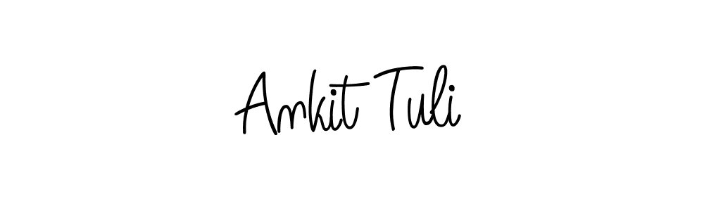 Design your own signature with our free online signature maker. With this signature software, you can create a handwritten (Angelique-Rose-font-FFP) signature for name Ankit Tuli. Ankit Tuli signature style 5 images and pictures png