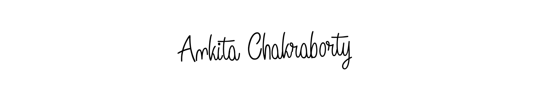 The best way (Angelique-Rose-font-FFP) to make a short signature is to pick only two or three words in your name. The name Ankita Chakraborty include a total of six letters. For converting this name. Ankita Chakraborty signature style 5 images and pictures png