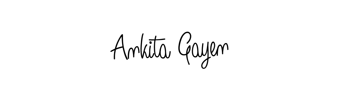 Also You can easily find your signature by using the search form. We will create Ankita Gayen name handwritten signature images for you free of cost using Angelique-Rose-font-FFP sign style. Ankita Gayen signature style 5 images and pictures png