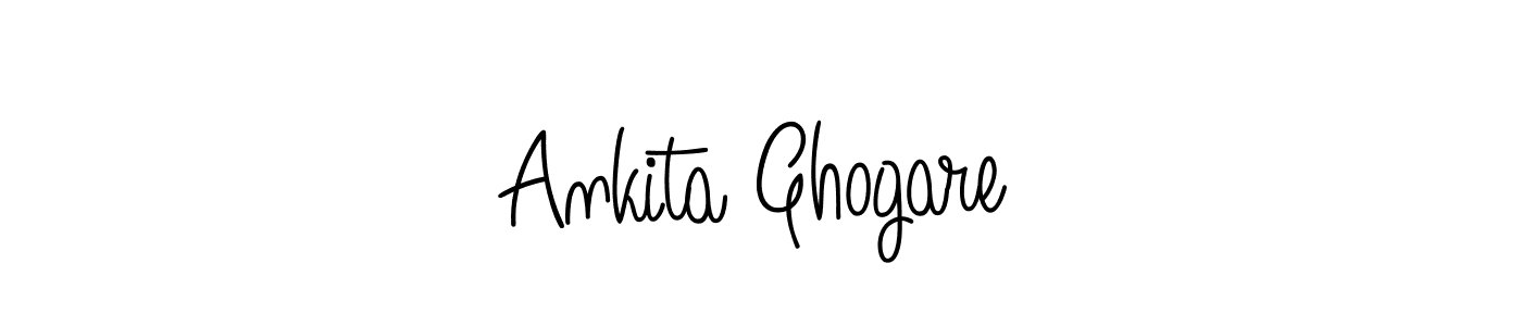 Make a beautiful signature design for name Ankita Ghogare. With this signature (Angelique-Rose-font-FFP) style, you can create a handwritten signature for free. Ankita Ghogare signature style 5 images and pictures png