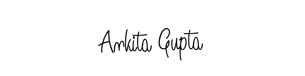 Angelique-Rose-font-FFP is a professional signature style that is perfect for those who want to add a touch of class to their signature. It is also a great choice for those who want to make their signature more unique. Get Ankita Gupta name to fancy signature for free. Ankita Gupta signature style 5 images and pictures png