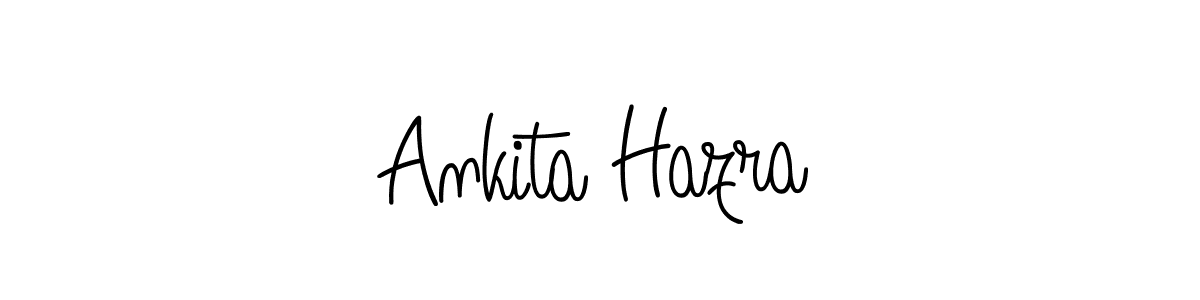Make a beautiful signature design for name Ankita Hazra. With this signature (Angelique-Rose-font-FFP) style, you can create a handwritten signature for free. Ankita Hazra signature style 5 images and pictures png