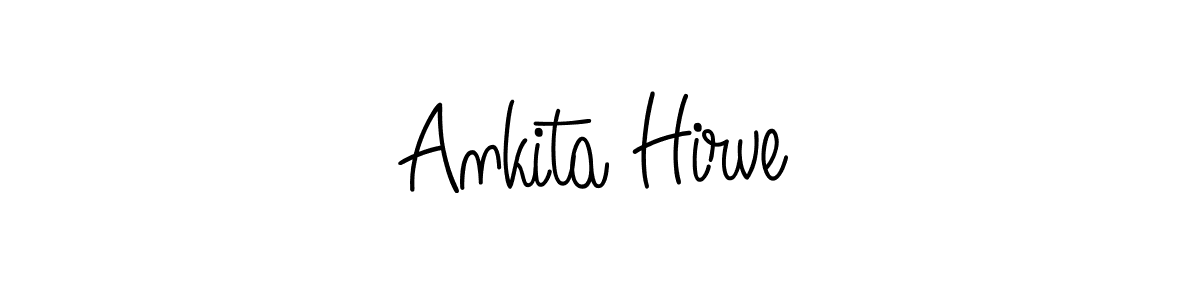 Make a beautiful signature design for name Ankita Hirve. Use this online signature maker to create a handwritten signature for free. Ankita Hirve signature style 5 images and pictures png