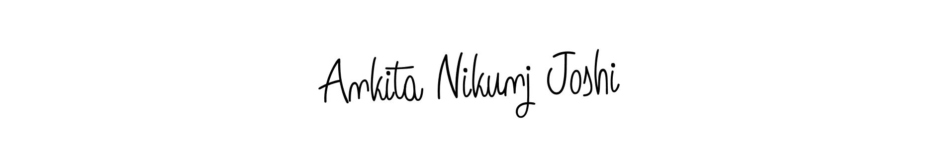 Make a beautiful signature design for name Ankita Nikunj Joshi. Use this online signature maker to create a handwritten signature for free. Ankita Nikunj Joshi signature style 5 images and pictures png