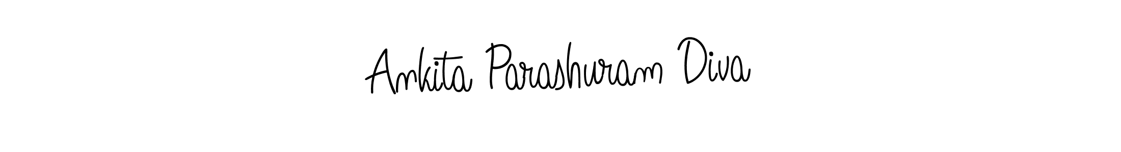 Design your own signature with our free online signature maker. With this signature software, you can create a handwritten (Angelique-Rose-font-FFP) signature for name Ankita Parashuram Diva. Ankita Parashuram Diva signature style 5 images and pictures png