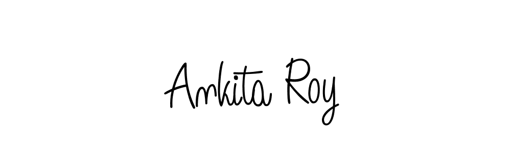 You should practise on your own different ways (Angelique-Rose-font-FFP) to write your name (Ankita Roy) in signature. don't let someone else do it for you. Ankita Roy signature style 5 images and pictures png