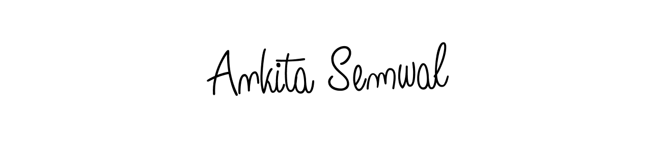 Angelique-Rose-font-FFP is a professional signature style that is perfect for those who want to add a touch of class to their signature. It is also a great choice for those who want to make their signature more unique. Get Ankita Semwal name to fancy signature for free. Ankita Semwal signature style 5 images and pictures png