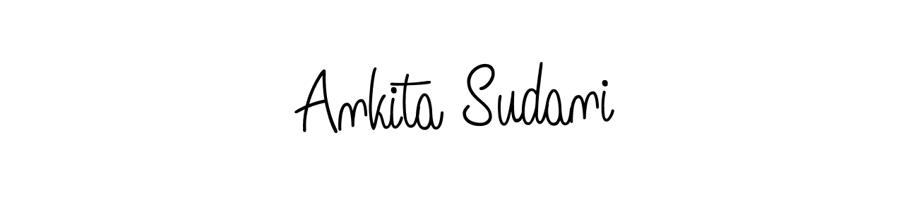 This is the best signature style for the Ankita Sudani name. Also you like these signature font (Angelique-Rose-font-FFP). Mix name signature. Ankita Sudani signature style 5 images and pictures png