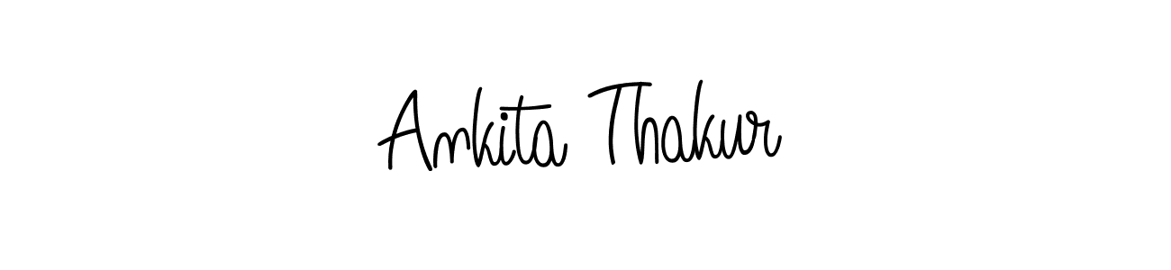 Also we have Ankita Thakur name is the best signature style. Create professional handwritten signature collection using Angelique-Rose-font-FFP autograph style. Ankita Thakur signature style 5 images and pictures png