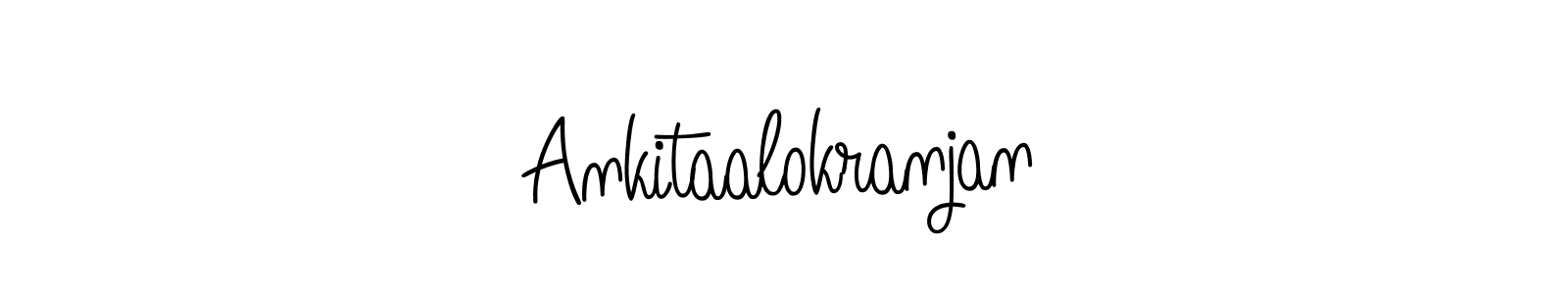 How to make Ankitaalokranjan name signature. Use Angelique-Rose-font-FFP style for creating short signs online. This is the latest handwritten sign. Ankitaalokranjan signature style 5 images and pictures png