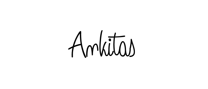 How to make Ankitas signature? Angelique-Rose-font-FFP is a professional autograph style. Create handwritten signature for Ankitas name. Ankitas signature style 5 images and pictures png