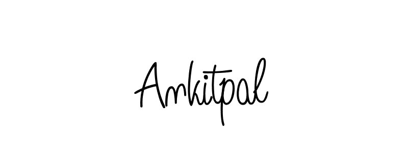 The best way (Angelique-Rose-font-FFP) to make a short signature is to pick only two or three words in your name. The name Ankitpal include a total of six letters. For converting this name. Ankitpal signature style 5 images and pictures png