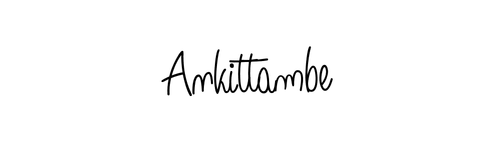 How to make Ankittambe signature? Angelique-Rose-font-FFP is a professional autograph style. Create handwritten signature for Ankittambe name. Ankittambe signature style 5 images and pictures png