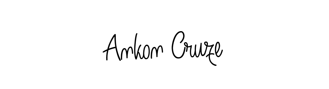Best and Professional Signature Style for Ankon Cruze. Angelique-Rose-font-FFP Best Signature Style Collection. Ankon Cruze signature style 5 images and pictures png