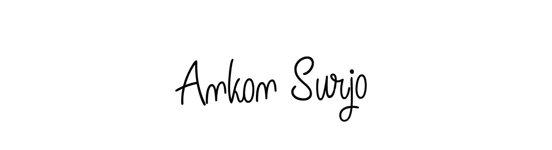 Here are the top 10 professional signature styles for the name Ankon Surjo. These are the best autograph styles you can use for your name. Ankon Surjo signature style 5 images and pictures png