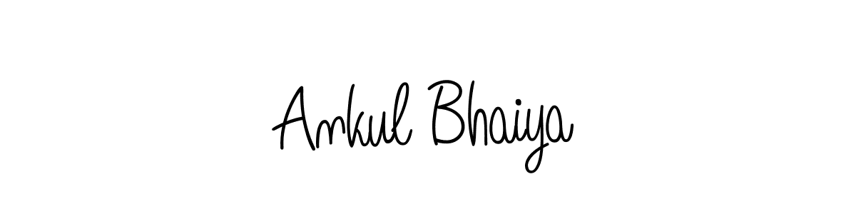 Once you've used our free online signature maker to create your best signature Angelique-Rose-font-FFP style, it's time to enjoy all of the benefits that Ankul Bhaiya name signing documents. Ankul Bhaiya signature style 5 images and pictures png