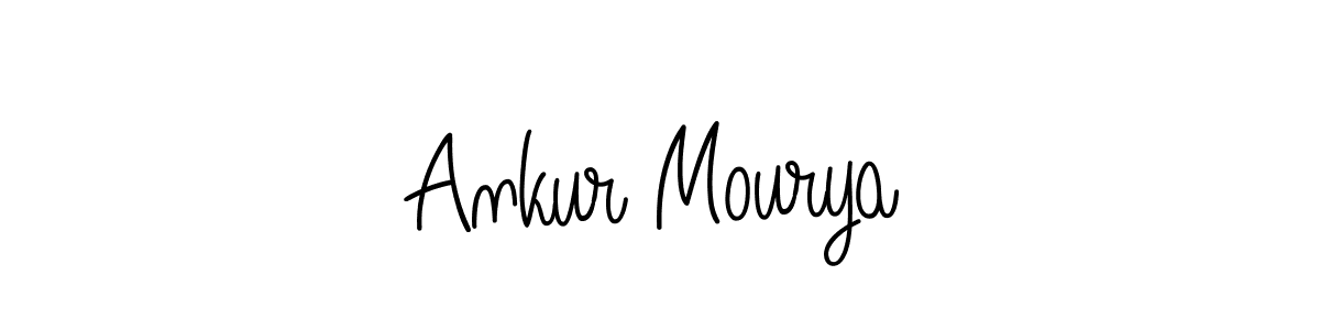 Also we have Ankur Mourya name is the best signature style. Create professional handwritten signature collection using Angelique-Rose-font-FFP autograph style. Ankur Mourya signature style 5 images and pictures png