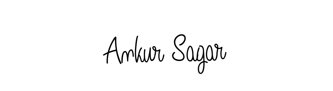 Create a beautiful signature design for name Ankur Sagar. With this signature (Angelique-Rose-font-FFP) fonts, you can make a handwritten signature for free. Ankur Sagar signature style 5 images and pictures png