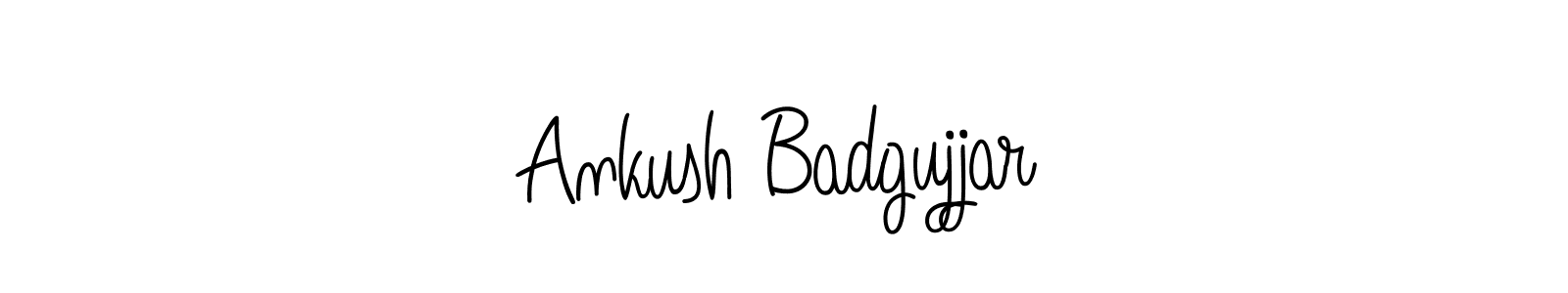This is the best signature style for the Ankush Badgujjar name. Also you like these signature font (Angelique-Rose-font-FFP). Mix name signature. Ankush Badgujjar signature style 5 images and pictures png