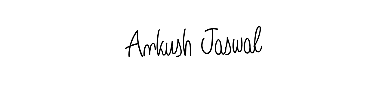 Create a beautiful signature design for name Ankush Jaswal. With this signature (Angelique-Rose-font-FFP) fonts, you can make a handwritten signature for free. Ankush Jaswal signature style 5 images and pictures png