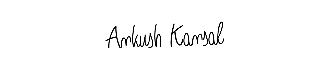 if you are searching for the best signature style for your name Ankush Kansal. so please give up your signature search. here we have designed multiple signature styles  using Angelique-Rose-font-FFP. Ankush Kansal signature style 5 images and pictures png