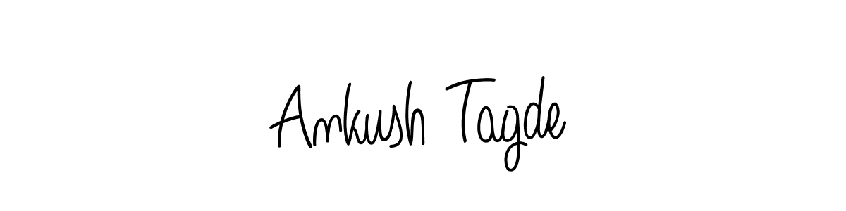 How to Draw Ankush Tagde signature style? Angelique-Rose-font-FFP is a latest design signature styles for name Ankush Tagde. Ankush Tagde signature style 5 images and pictures png