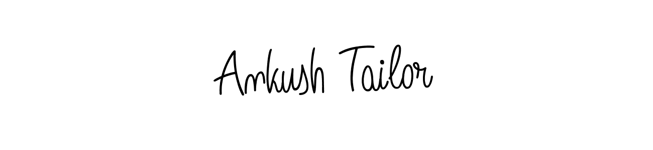 Make a beautiful signature design for name Ankush Tailor. With this signature (Angelique-Rose-font-FFP) style, you can create a handwritten signature for free. Ankush Tailor signature style 5 images and pictures png