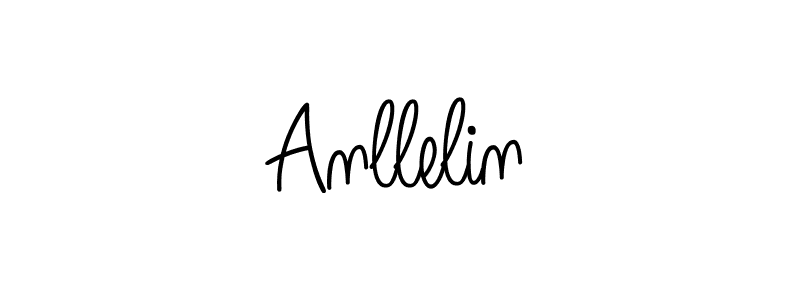 The best way (Angelique-Rose-font-FFP) to make a short signature is to pick only two or three words in your name. The name Anllelin include a total of six letters. For converting this name. Anllelin signature style 5 images and pictures png