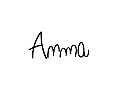 How to make Anma name signature. Use Angelique-Rose-font-FFP style for creating short signs online. This is the latest handwritten sign. Anma signature style 5 images and pictures png