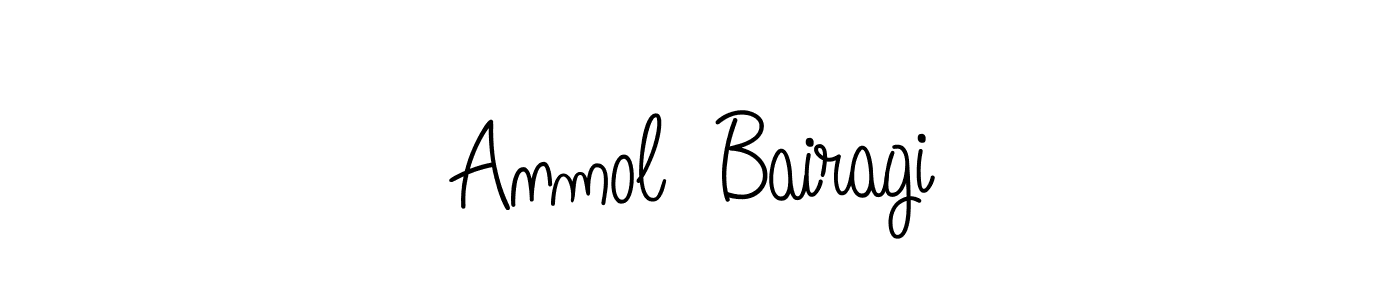 How to make Anmol  Bairagi signature? Angelique-Rose-font-FFP is a professional autograph style. Create handwritten signature for Anmol  Bairagi name. Anmol  Bairagi signature style 5 images and pictures png