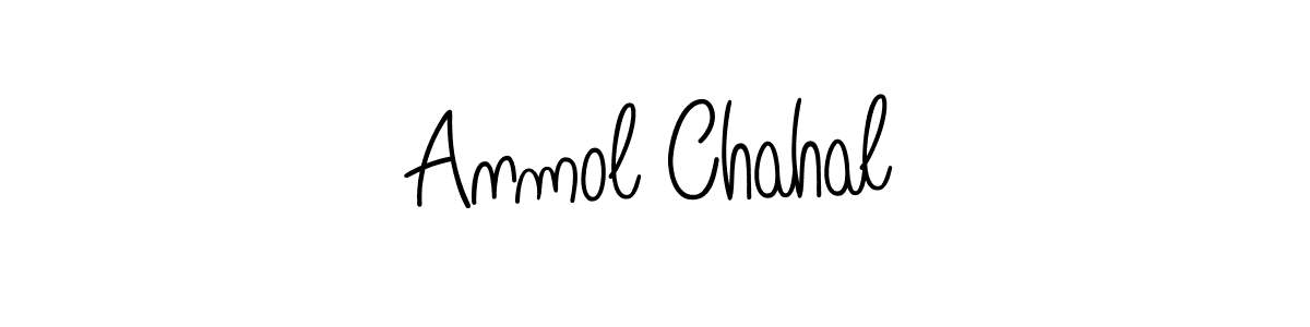 Best and Professional Signature Style for Anmol Chahal. Angelique-Rose-font-FFP Best Signature Style Collection. Anmol Chahal signature style 5 images and pictures png