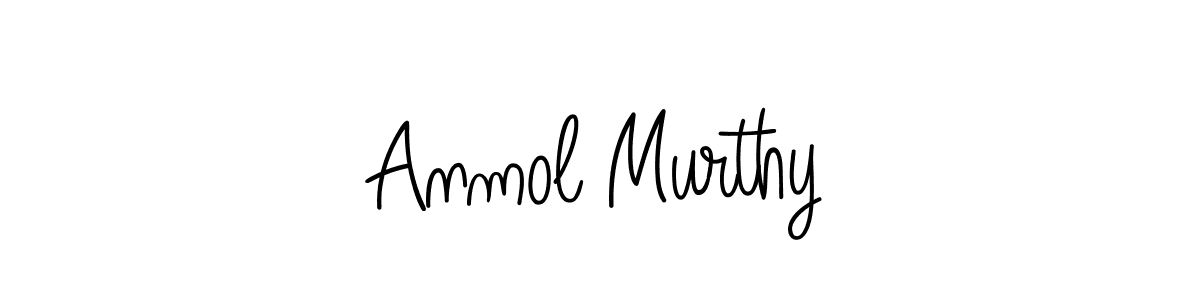 Use a signature maker to create a handwritten signature online. With this signature software, you can design (Angelique-Rose-font-FFP) your own signature for name Anmol Murthy. Anmol Murthy signature style 5 images and pictures png