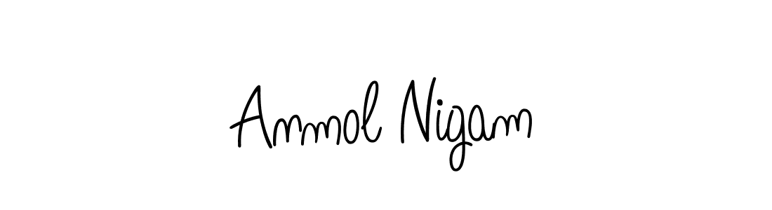 Also we have Anmol Nigam name is the best signature style. Create professional handwritten signature collection using Angelique-Rose-font-FFP autograph style. Anmol Nigam signature style 5 images and pictures png