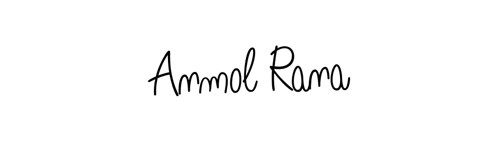 You should practise on your own different ways (Angelique-Rose-font-FFP) to write your name (Anmol Rana) in signature. don't let someone else do it for you. Anmol Rana signature style 5 images and pictures png