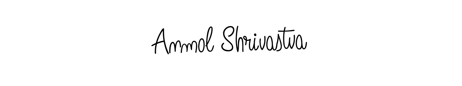 Also we have Anmol Shrivastva name is the best signature style. Create professional handwritten signature collection using Angelique-Rose-font-FFP autograph style. Anmol Shrivastva signature style 5 images and pictures png