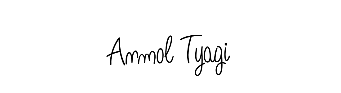 Also we have Anmol Tyagi name is the best signature style. Create professional handwritten signature collection using Angelique-Rose-font-FFP autograph style. Anmol Tyagi signature style 5 images and pictures png