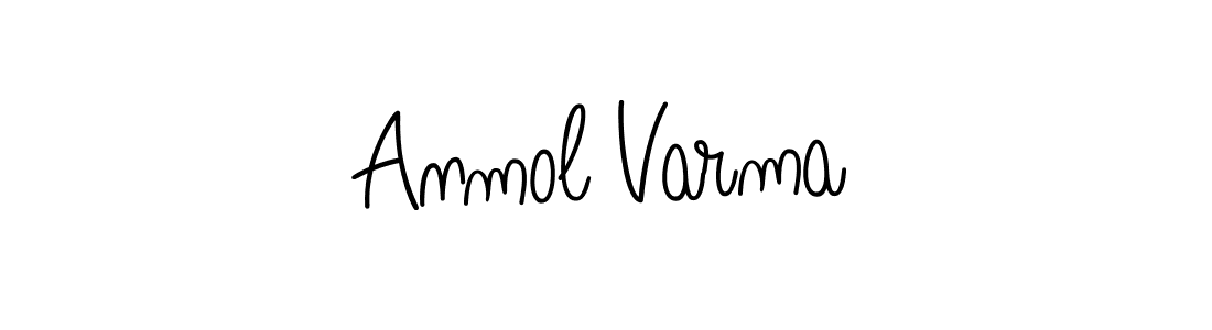 This is the best signature style for the Anmol Varma name. Also you like these signature font (Angelique-Rose-font-FFP). Mix name signature. Anmol Varma signature style 5 images and pictures png