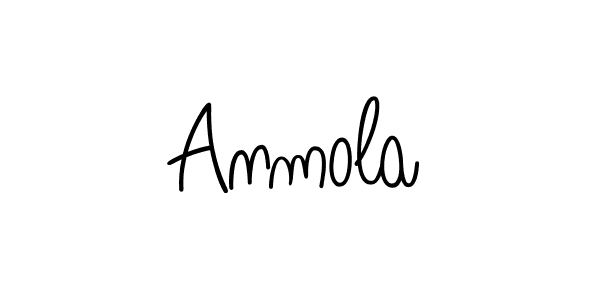 Anmola stylish signature style. Best Handwritten Sign (Angelique-Rose-font-FFP) for my name. Handwritten Signature Collection Ideas for my name Anmola. Anmola signature style 5 images and pictures png