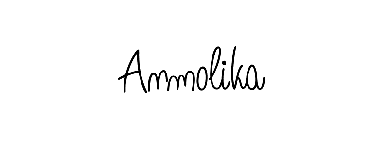 Make a beautiful signature design for name Anmolika. Use this online signature maker to create a handwritten signature for free. Anmolika signature style 5 images and pictures png