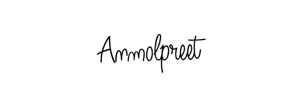 Also we have Anmolpreet name is the best signature style. Create professional handwritten signature collection using Angelique-Rose-font-FFP autograph style. Anmolpreet signature style 5 images and pictures png