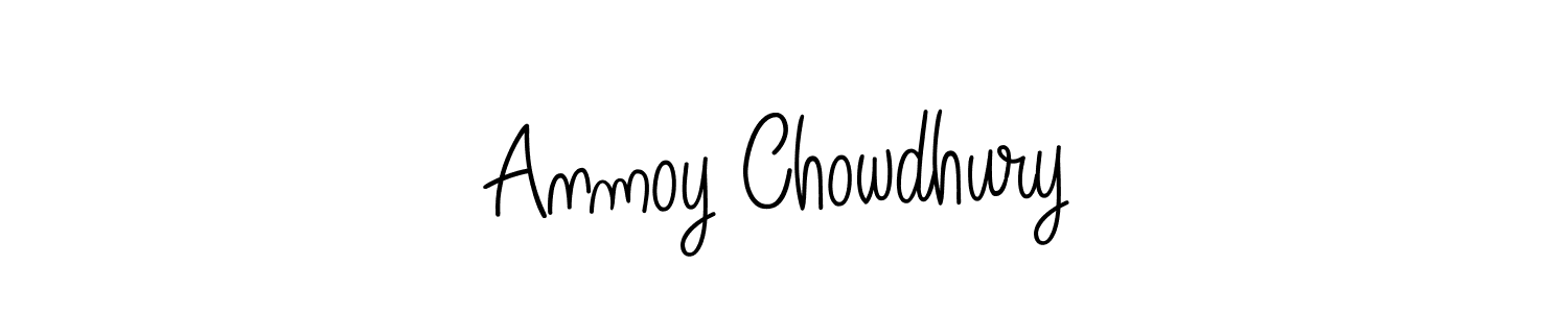 Anmoy Chowdhury stylish signature style. Best Handwritten Sign (Angelique-Rose-font-FFP) for my name. Handwritten Signature Collection Ideas for my name Anmoy Chowdhury. Anmoy Chowdhury signature style 5 images and pictures png